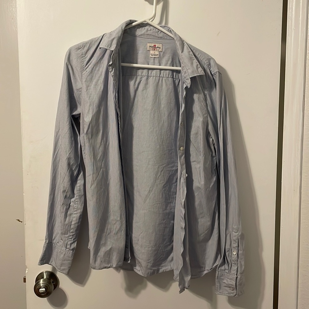 Womens j crew button down dress shirt